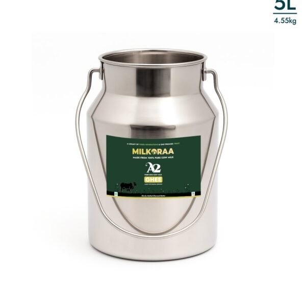 5 L steel Can Milkoraa Ghee