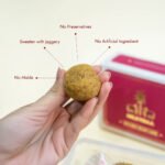 Besan Laddoo – No Sugar, Made with Jaggery & Desi Ghee | Milkoraa - Image 2